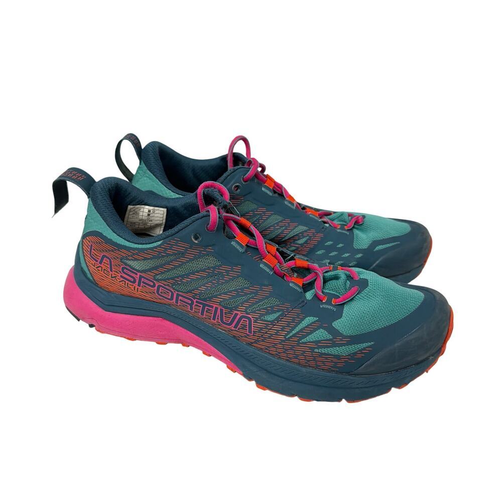 La Sportiva Jackal II Trail Shoes Womens Size 9 Blue Pink